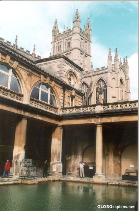 Postcard Roman Baths
