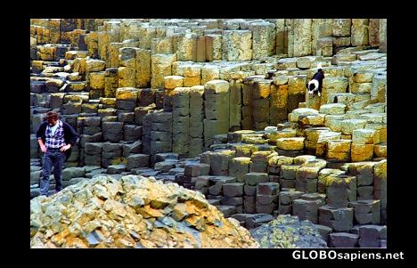 Postcard Giants Causeway, Northern Ireland