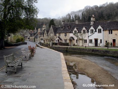 Postcard The Prettiest Village in England - Castle Combe