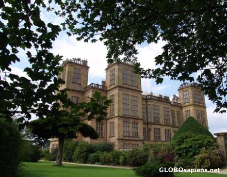 Postcard Hardwick Hall, Nr Chesterfield, England.