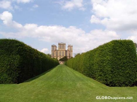 Postcard Bess of Hardwick's 16th Century home