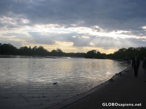 Postcard Hyde Park Sunset