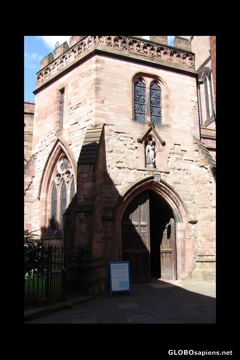 Postcard St Lawrence Parish Church, Ludlow