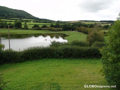 Postcard View from Stokesay Castle