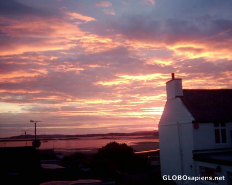 Postcard sunset over rhosneigr