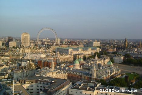 Postcard London Panorama from the 17th floor
