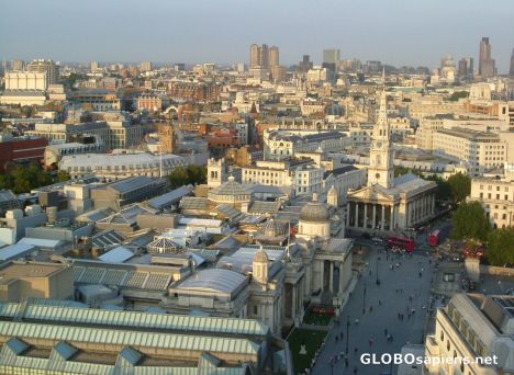 Postcard Trafalgar Square