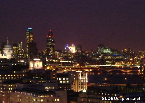 Postcard The City by Night