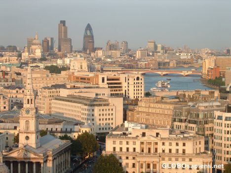 Postcard Another view of the City & Thames