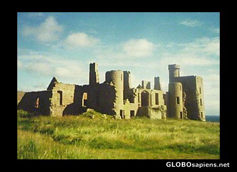 Postcard Slains Castle