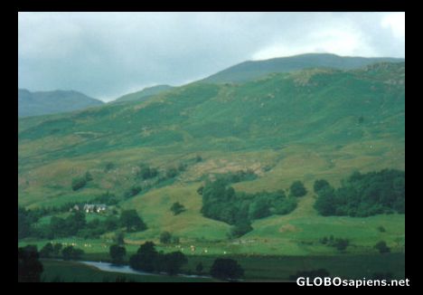 Postcard The mountains of Glencoe