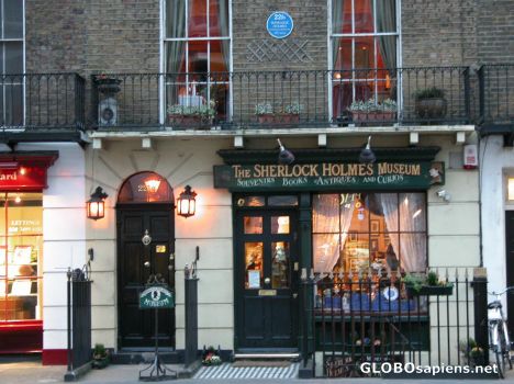 Postcard The Sherlock Holmes Museum.
