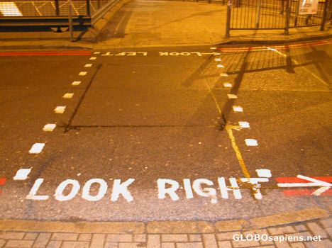 Postcard Advice at the streets.