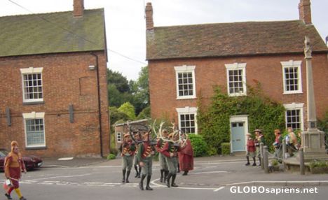 Postcard Start of the Horn Dance
