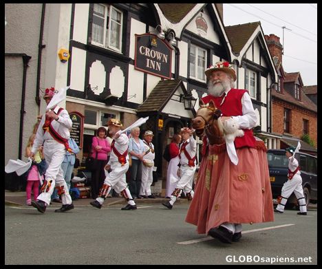Postcard May Day Morris Men