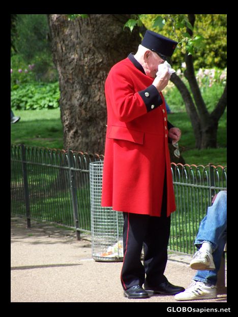 Postcard Fancy Clothes, St James Park