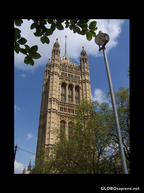 Postcard One of the tower of Parliement Houses