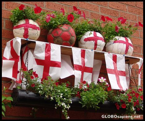 Postcard England Euro 2004 Soccer Fever