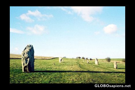 Postcard Ancient highway