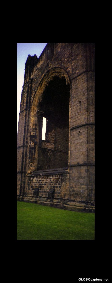 Postcard Here was once a window a few meters high