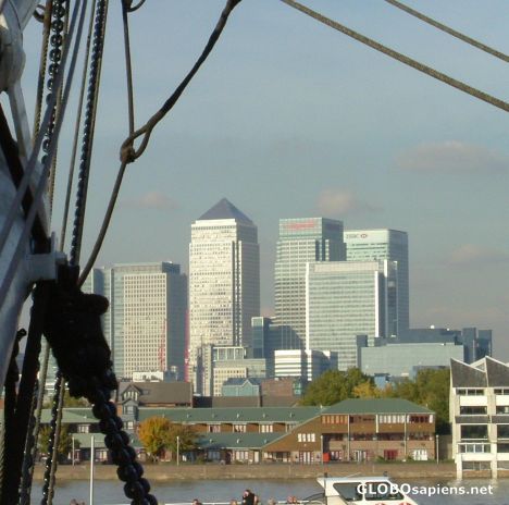 Postcard Canary Wharf