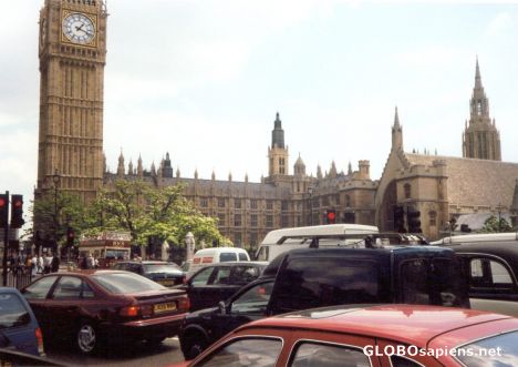Postcard Houses of Parliament