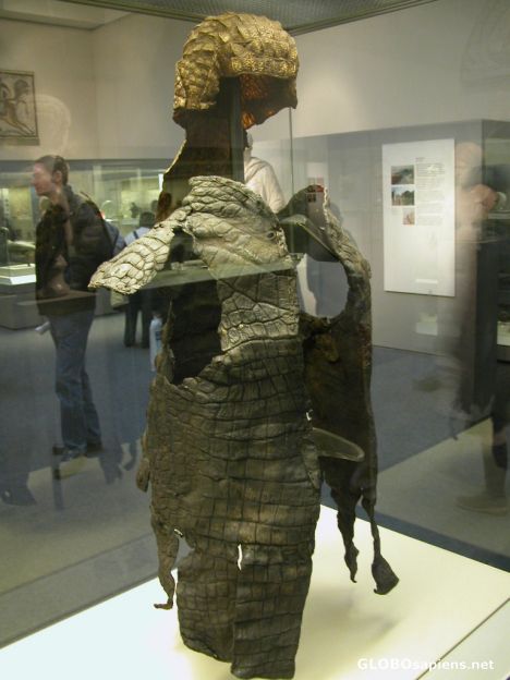 Postcard Crocodile armour.