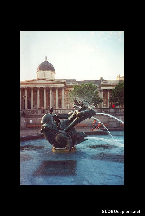 Postcard Trafalgar Square