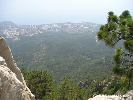 Postcard View from Ay-Petri mountain