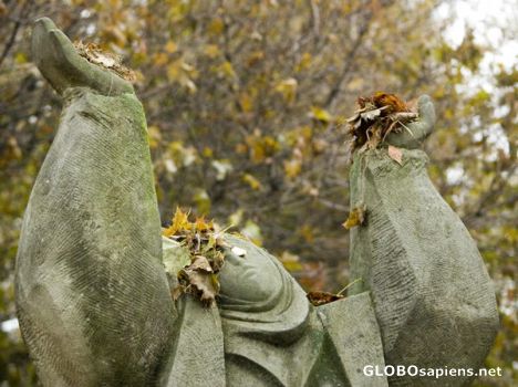 Postcard An autumn pray