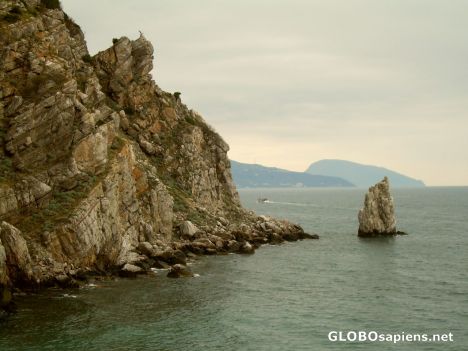 Postcard Rocky coast