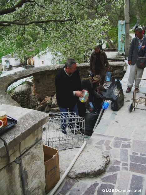 Postcard At the holy spring