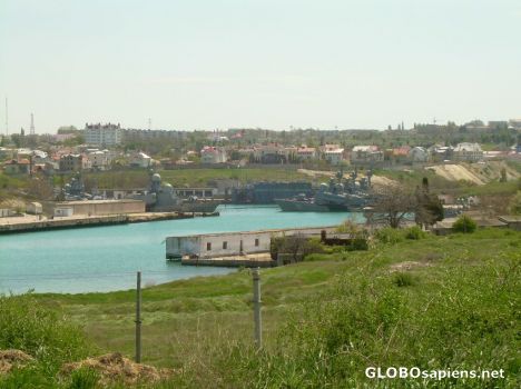 Postcard Black Sea Fleet base