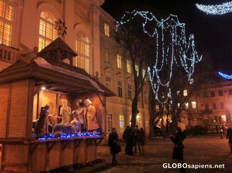 Postcard Lwów (UA) - Christmas Crib