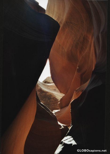 Postcard Lower antelope canyon