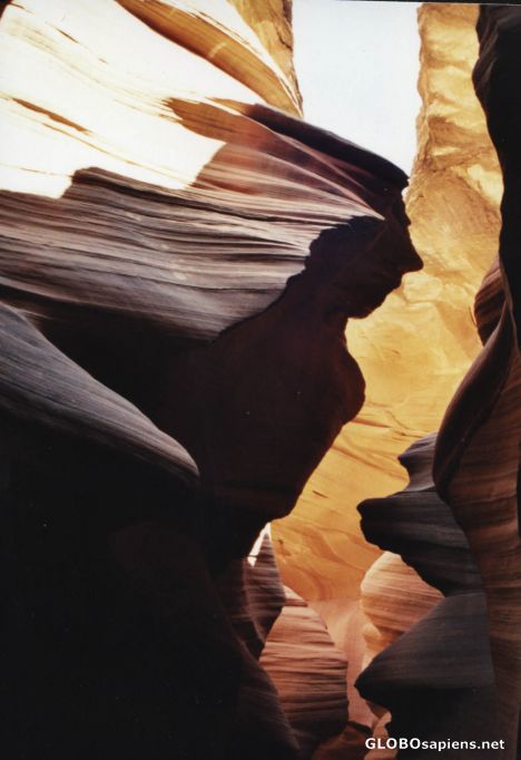 Postcard Lower antelope canyon