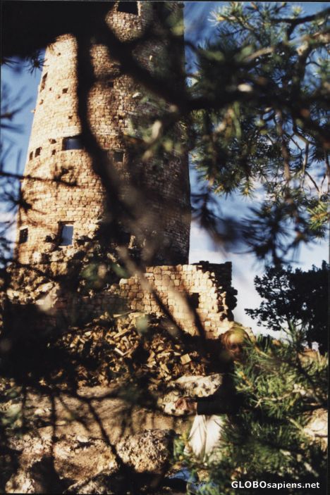 Postcard Indian Watchtower