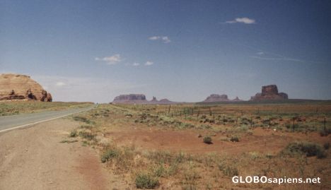 Postcard Western scene