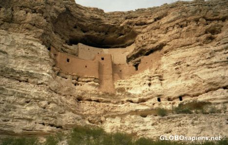 Postcard Montezuma Castle