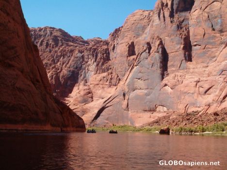 Postcard Boats on Colorado River