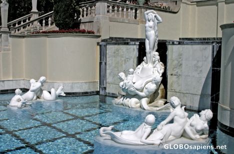 Postcard Hearst Castle - Outdoor swimming-pool