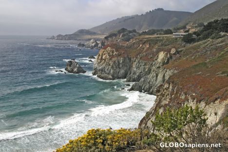 Postcard Splendid rocky coastline