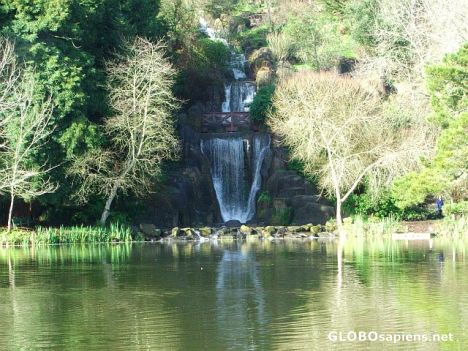 Postcard Stow Lake Cascade
