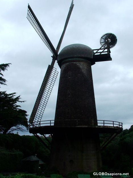 Postcard Windmill-full view