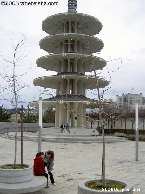 Postcard Japan Town, San Francisco USA