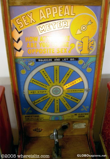 Postcard Test Your Appeal, Musee Mecanique, San Francisco