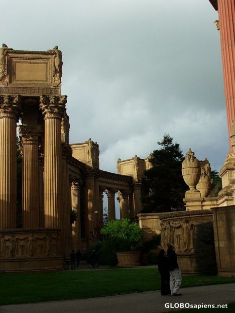Postcard Roman Colonades
