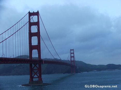 Postcard Golden Gate Bridge