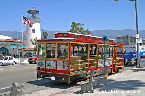 Postcard Santa Barbara on a beautiful sunny day