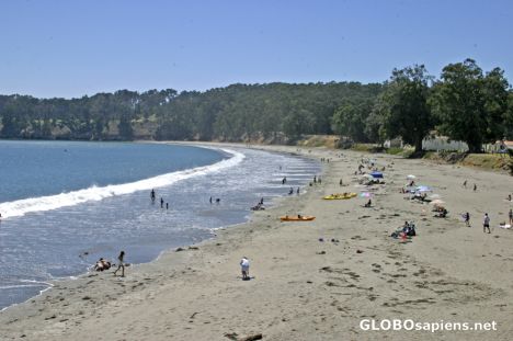 Postcard San Simeon Beach - California